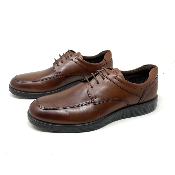 ECCO MEN'S S LITE HYBRID TIE OXFORD SHOE Cognac Leather - Picture 2 of 7